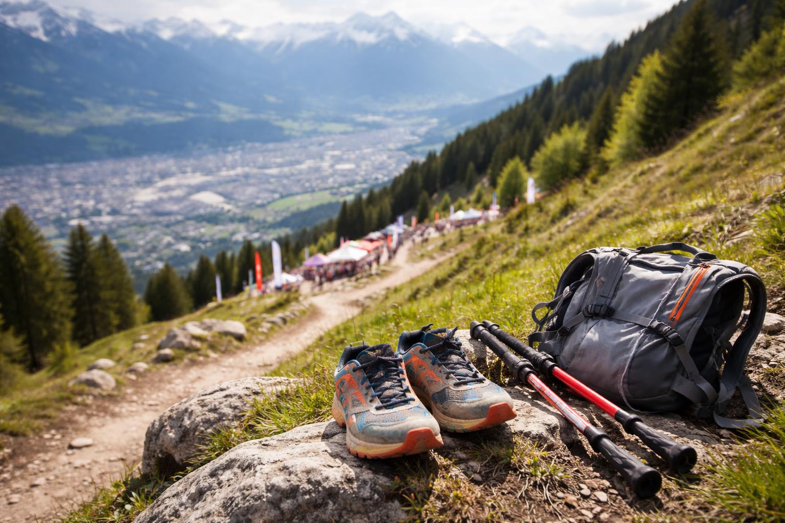 Redaktionelle Szene zum Thema „Trailrunning in Innsbruck: Community trifft sich zum Alpine Trailrun Festival“
