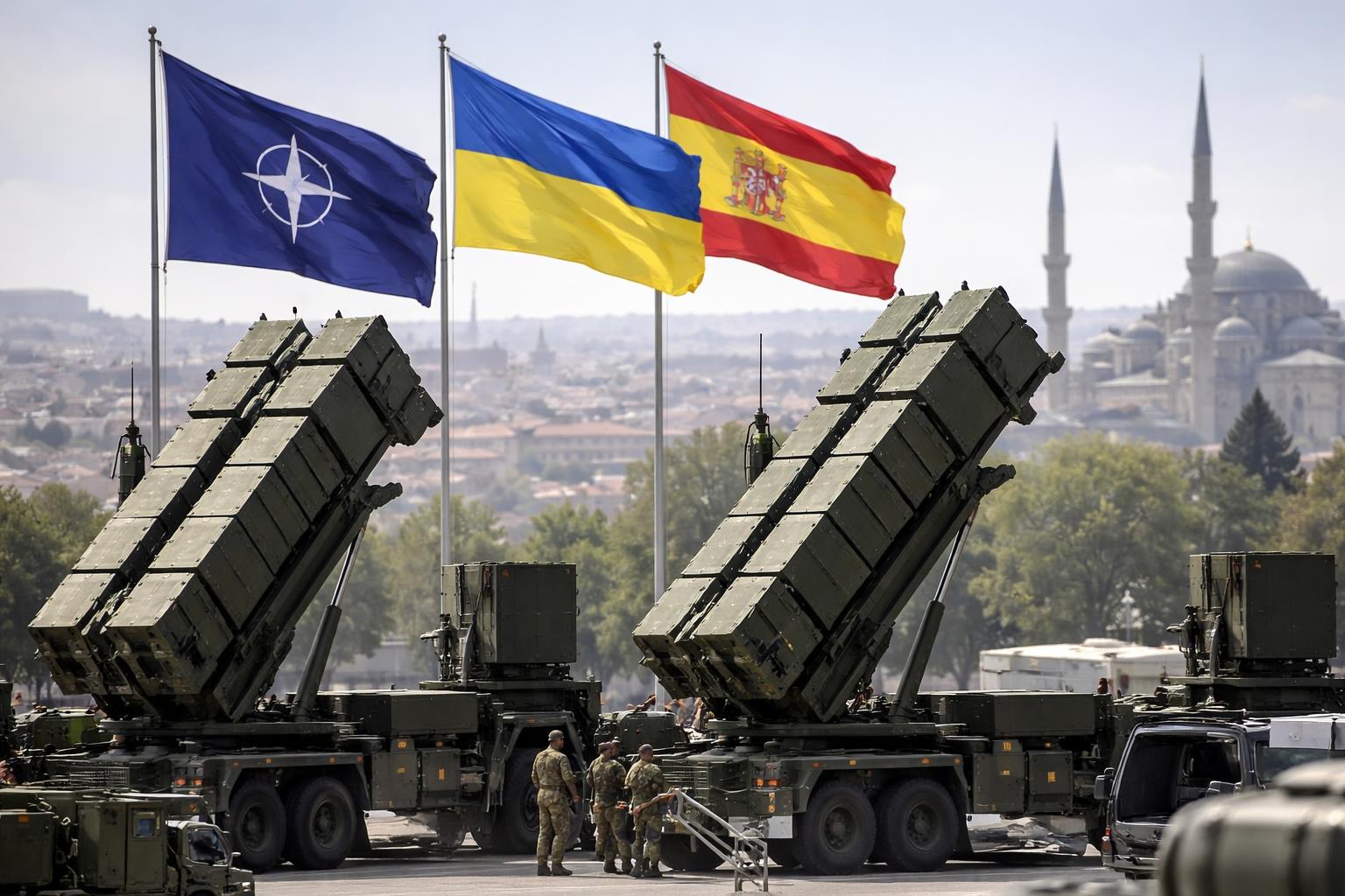 Redaktionelle Szene zum Thema „Trump irritiert Nato in Ankara und sagt der Ukraine Hilfe zu“