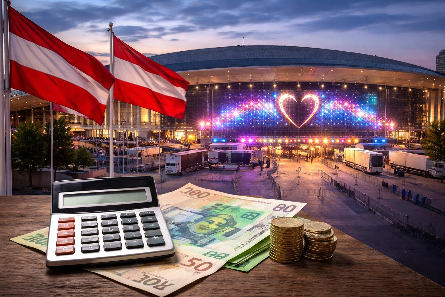 Redaktionelle Szene zum Thema „Umfrage: Viele halten den Song Contest in Österreich für zu teuer“