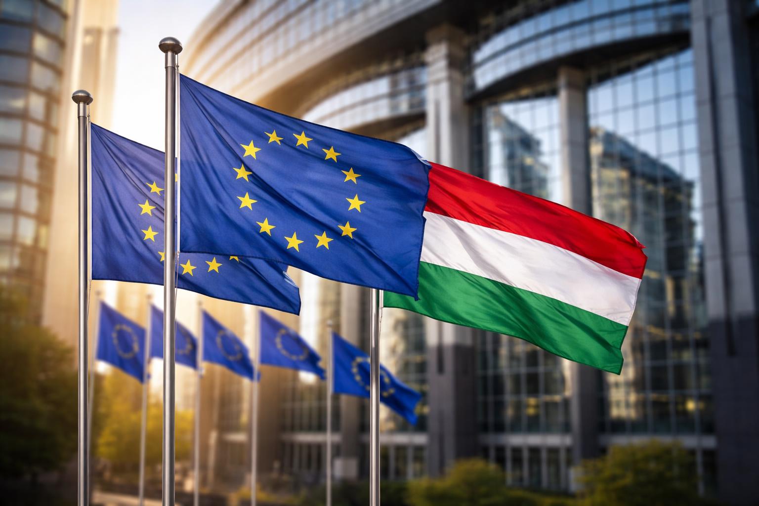 Redaktionelle Szene zum Thema „Ungarn nach Orbáns Machtverlust: In Brüssel wächst die Hoffnung“
