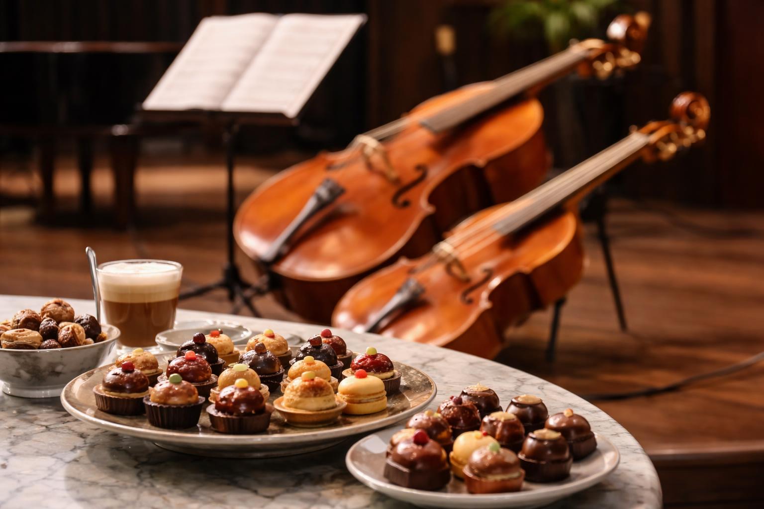 Redaktionelle Szene zum Thema „Ute Groh verbindet Musik und Desserts in neuer Konzertreihe“