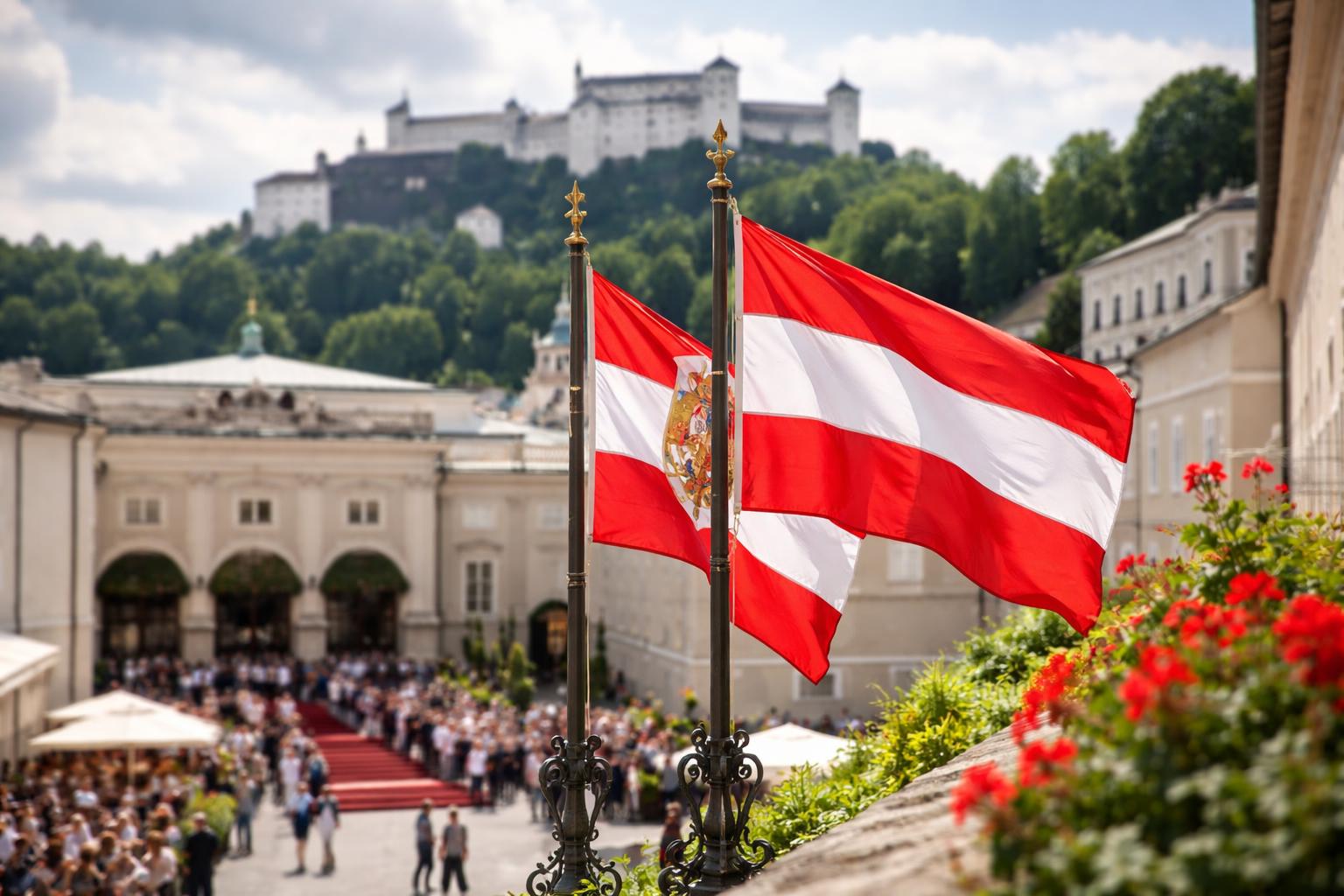 Redaktionelle Szene zum Thema „Van der Bellen in Salzburg: Kritik an politischem Missbrauch von „Heimat““