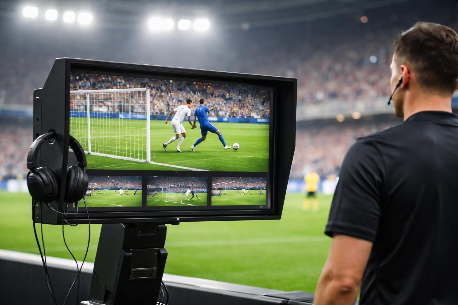 Redaktionelle Szene zum Thema „VAR hat den Fußball gerechter gemacht, sagt Draxler“