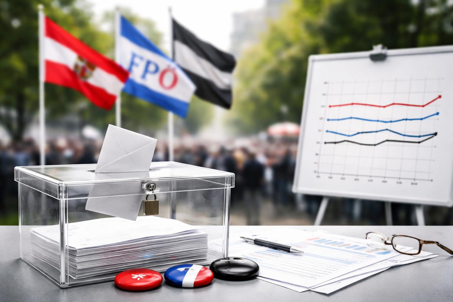 Redaktionelle Szene zum Thema „Wahlkampf startet in die heiße Phase – Umfragen bleiben nahezu unverändert“
