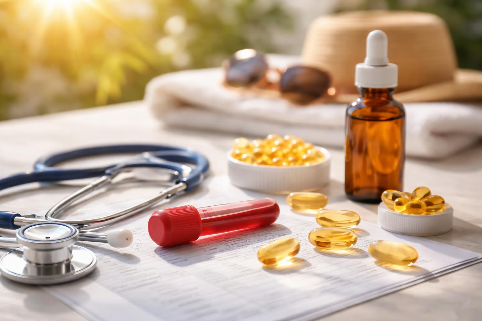 Redaktionelle Szene zum Thema „Warum der Vitamin-D-Spiegel oft mehr Fragen aufwirft als Antworten“