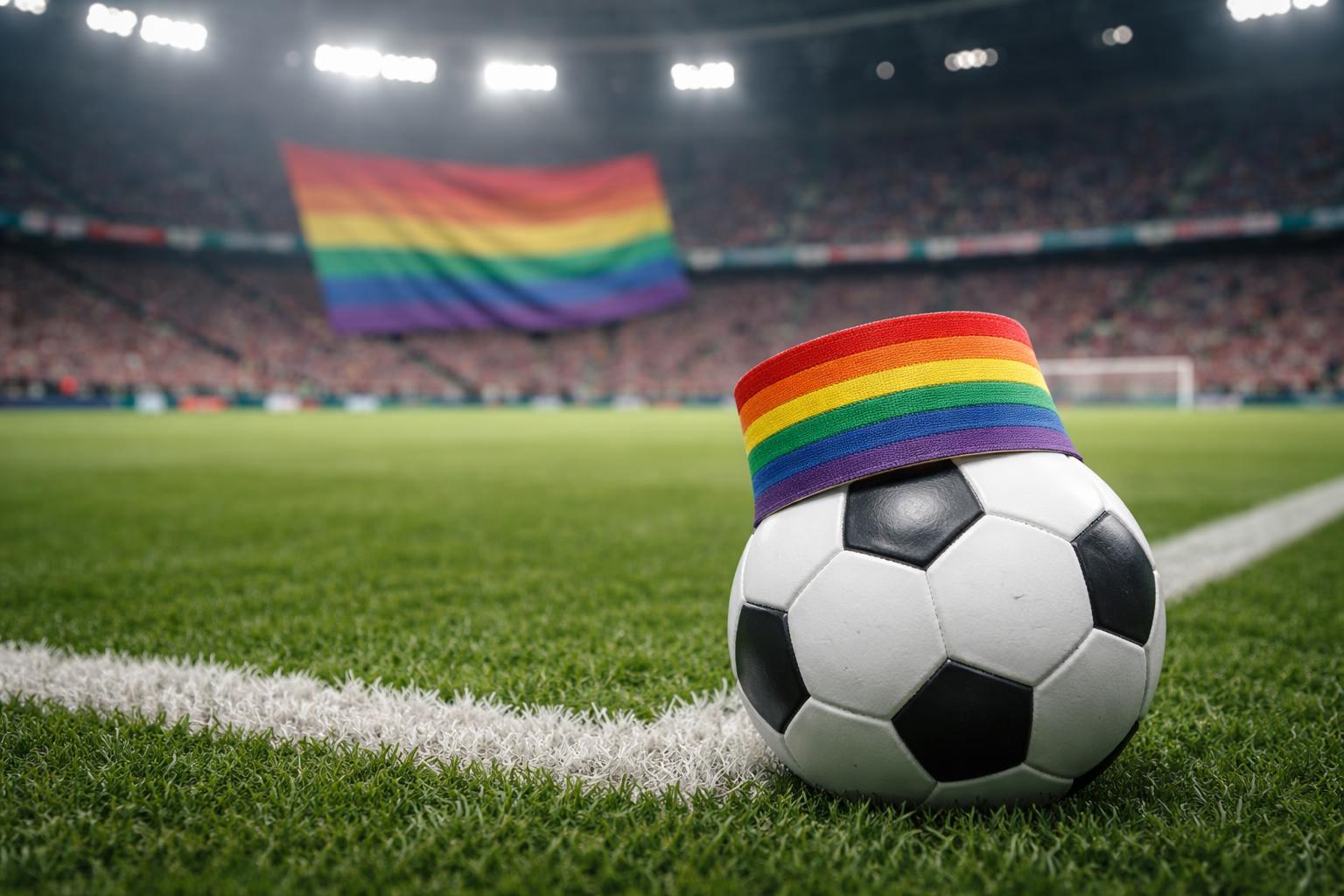 Redaktionelle Szene zum Thema „Warum ein Outing von Fußballern im Männerfußball wichtig wäre“