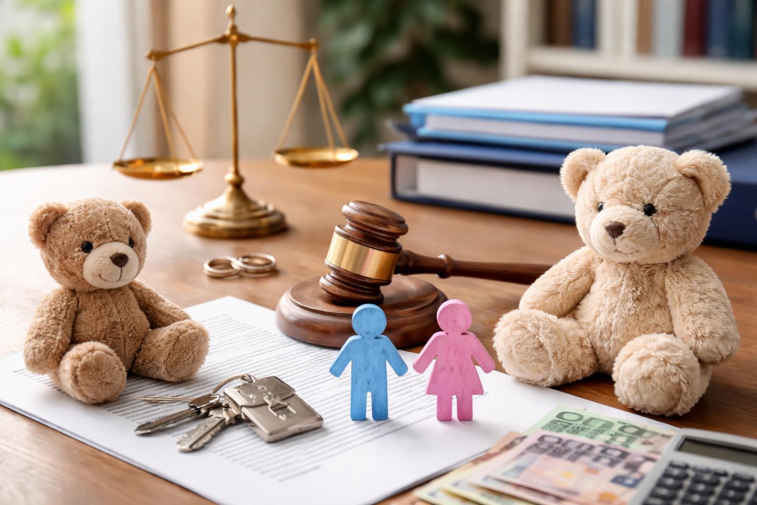Redaktionelle Szene zum Thema „Was Familien rechtlich wissen sollten: Die wichtigsten Fragen zu Trennung, Sorge und Unterhalt“