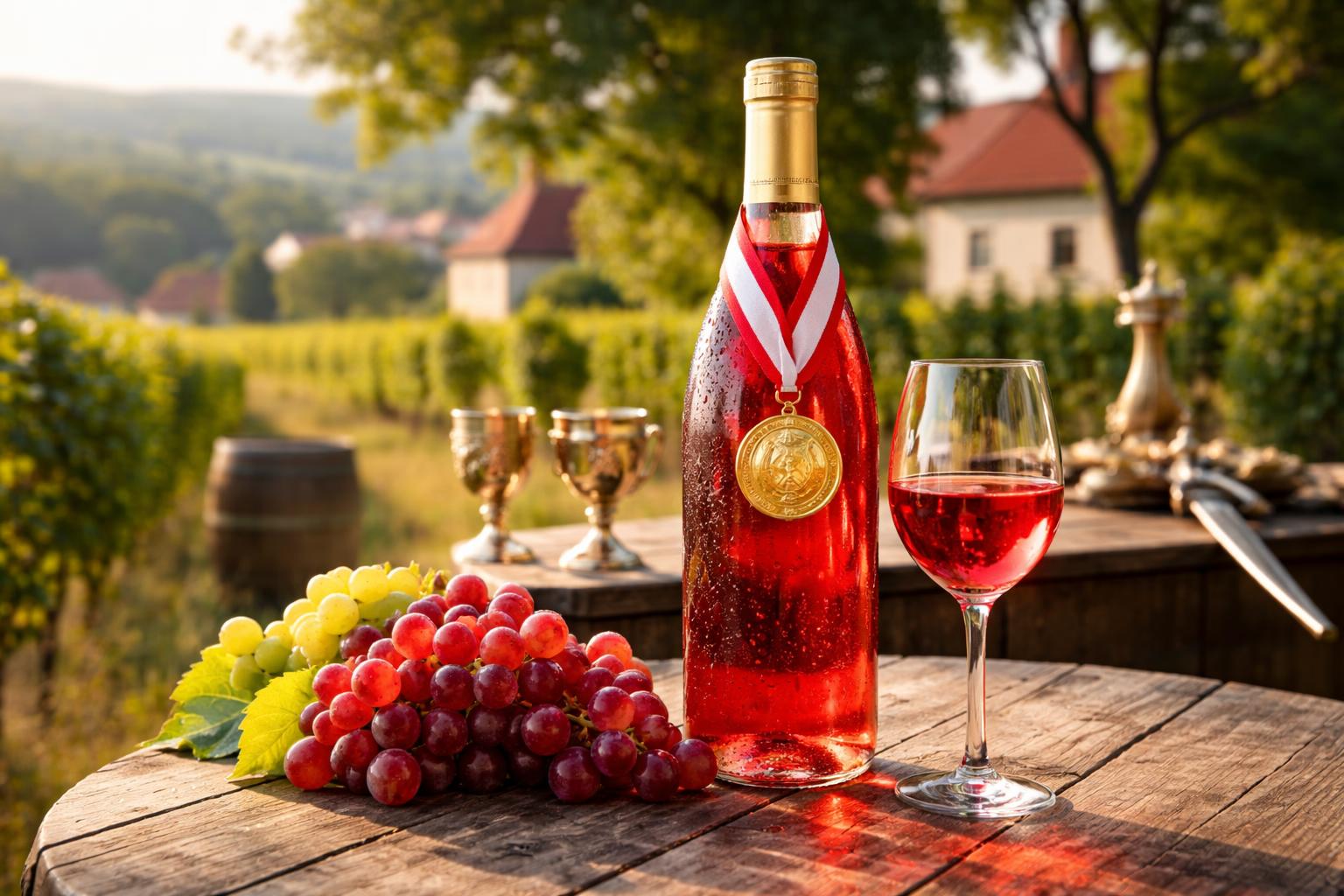 Redaktionelle Szene zum Thema „Weingut Pfeiffer gewinnt Auszeichnung für besten Uhudler 2025“
