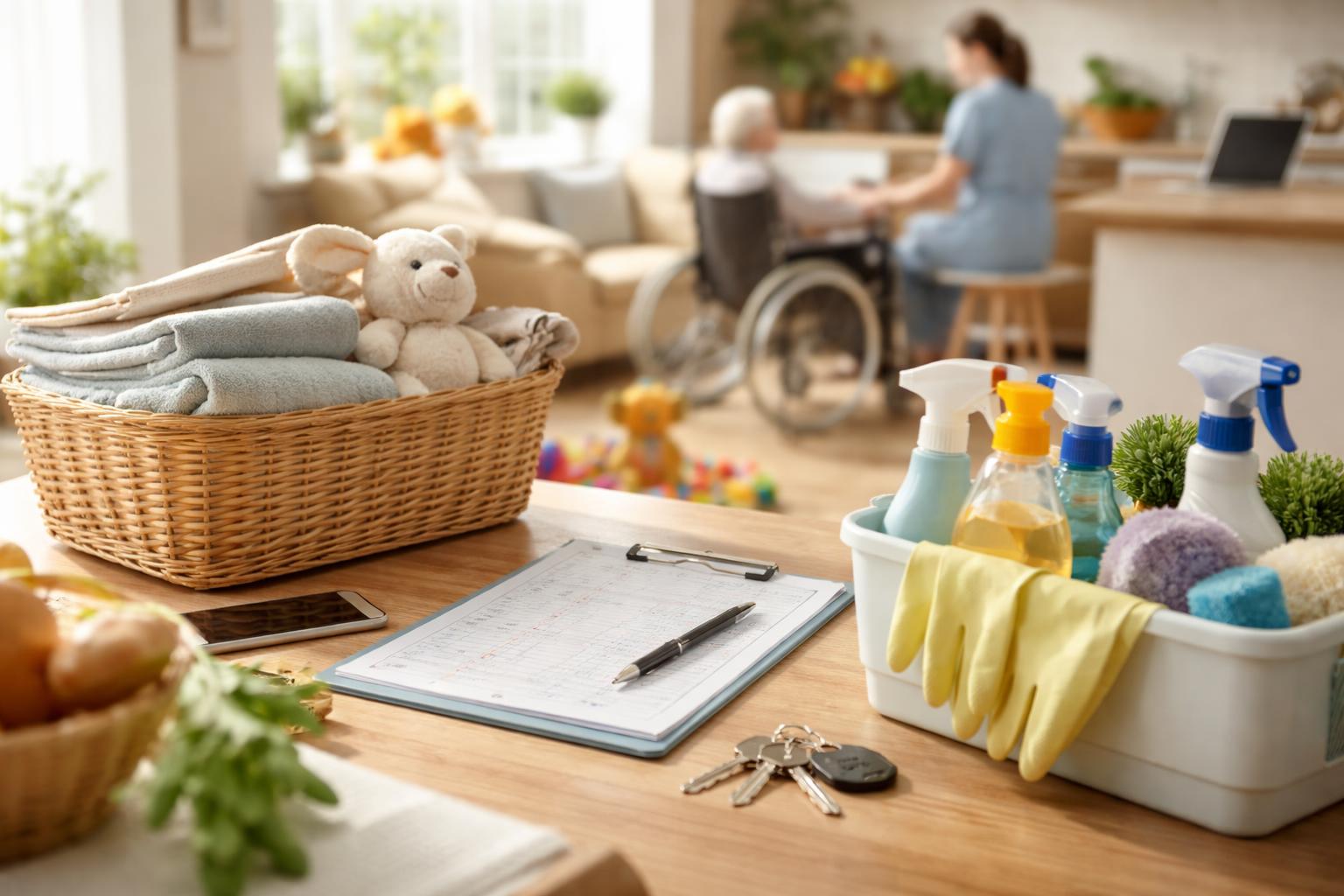 Redaktionelle Szene zum Thema „Wenn Familien Entlastung brauchen: Wo Unterstützung im Alltag ansetzen kann“