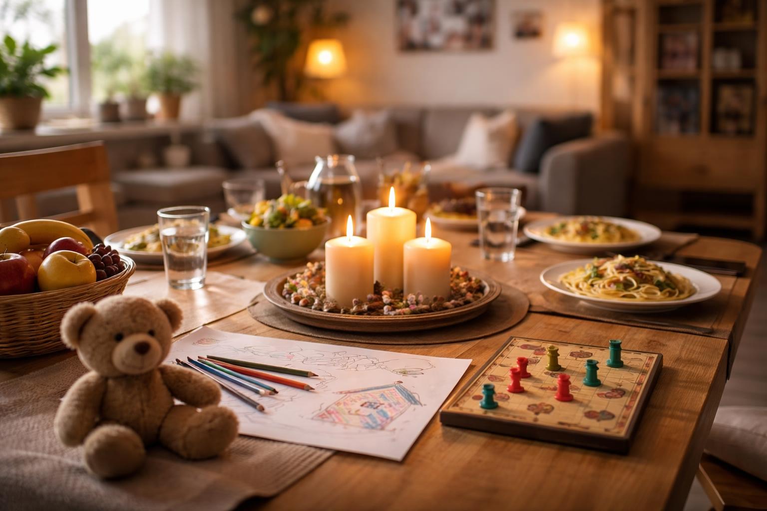 Redaktionelle Szene zum Thema „Wie Familien im Alltag mehr Nähe schaffen“