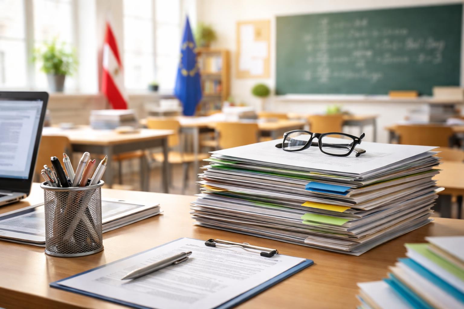Redaktionelle Szene zum Thema „Wiener Bildungsdirektion korrigiert Fehler bei Lehrerstellen“