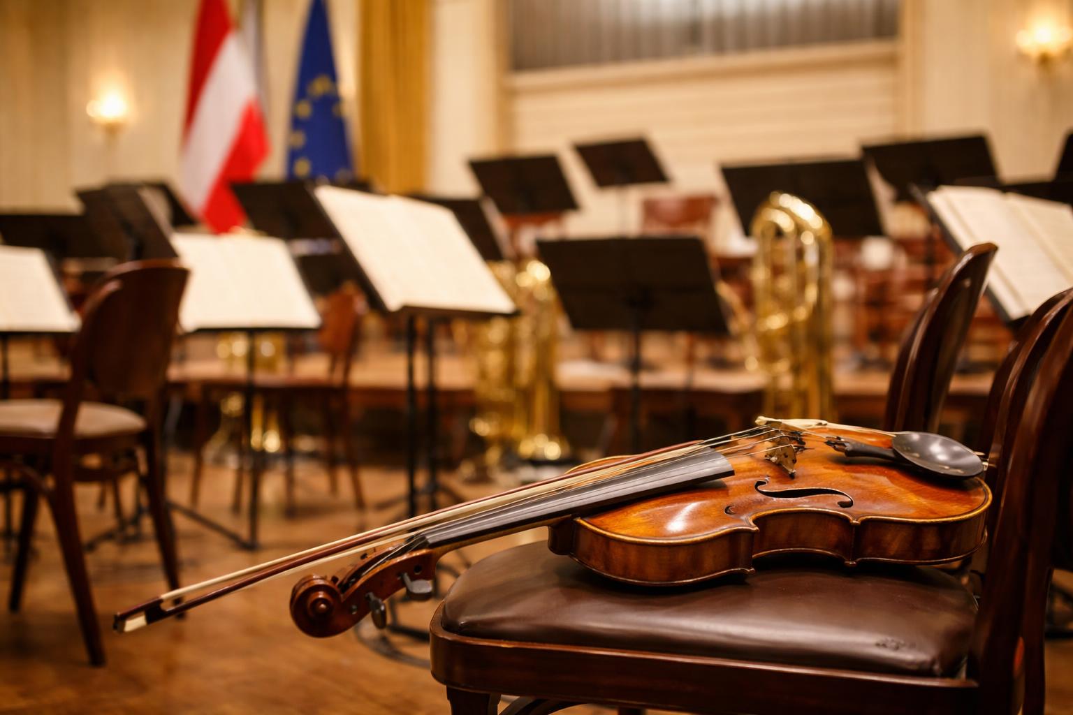 Redaktionelle Szene zum Thema „Wiener Philharmoniker begeistern bei der Mozartgemeinde Klagenfurt“