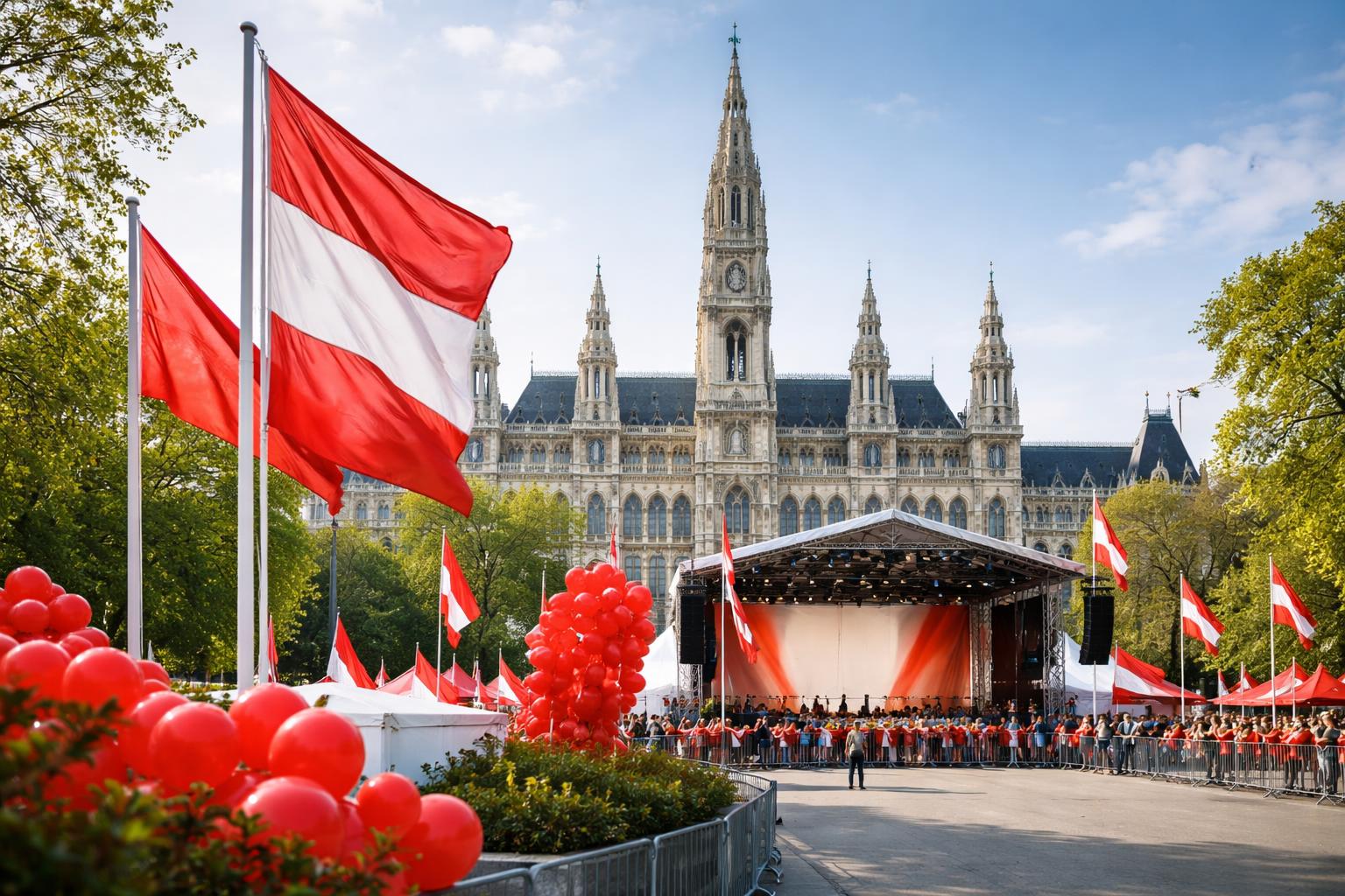 Redaktionelle Szene zum Thema „Wiener SPÖ stellt den 1. Mai unter das Motto „Wien schafft Zukunft““