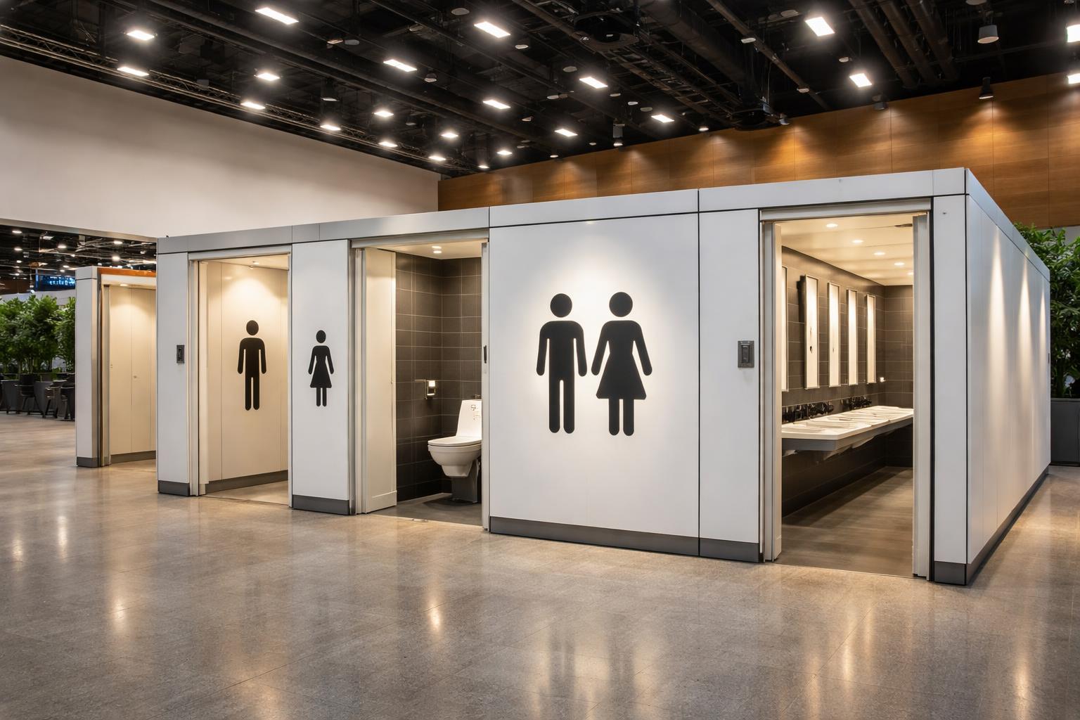 Redaktionelle Szene zum Thema „Wiener Stadthalle plant flexible Toiletten für unterschiedliche Events“