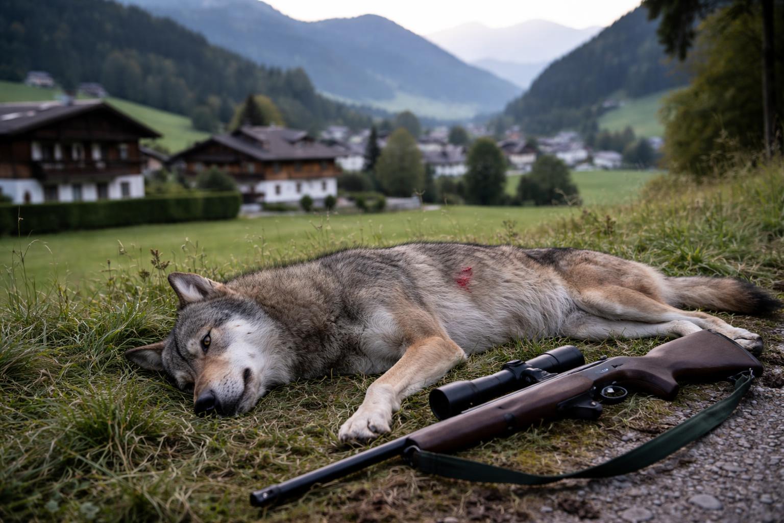 Redaktionelle Szene zum Thema „Wolf in Söll erlegt – vierter Abschussfall in Tirol heuer“