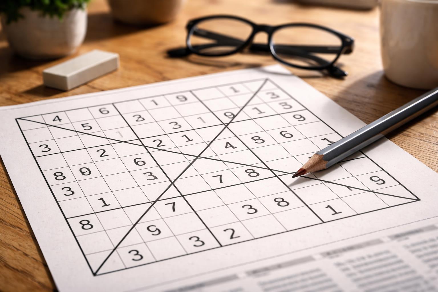 Redaktionelle Szene zum Thema „XSudoku mittel 6404b“