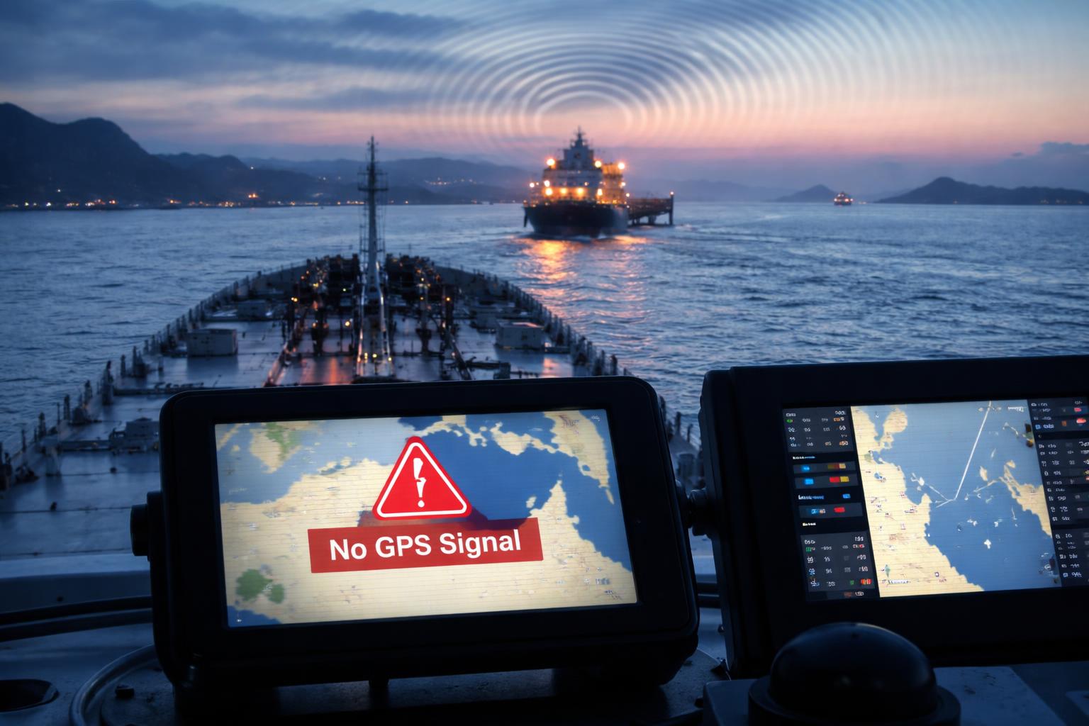 Redaktionelle Szene zum Thema „Zunehmende GPS-Störungen stellen die Navigation vor neue Fragen“