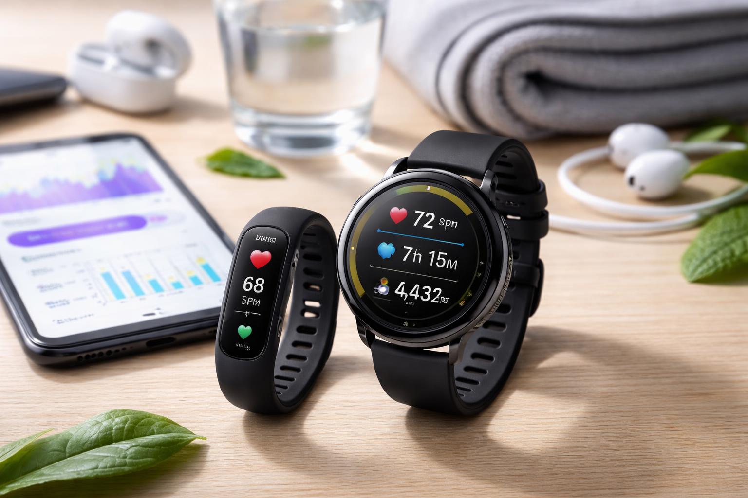Redaktionelle Szene zum Thema „Zwischen Selbstvermessung und Gesundheitsnutzen: Was Wearables heute leisten“